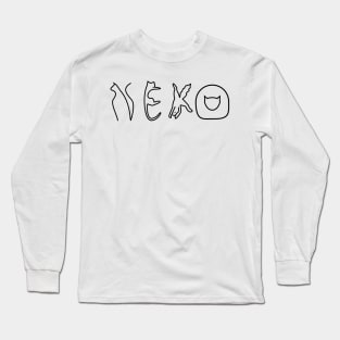 Neko Cat Long Sleeve T-Shirt